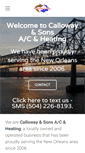 Mobile Screenshot of callowayhvac.com
